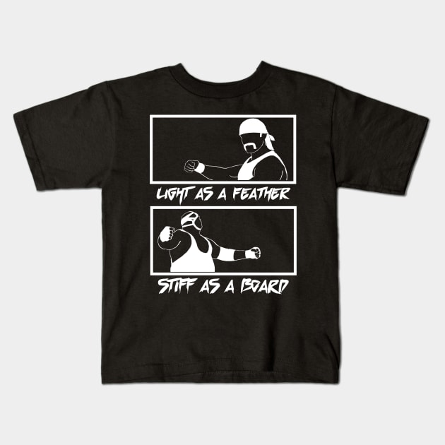 Light Vs Stiff Kids T-Shirt by maxheron